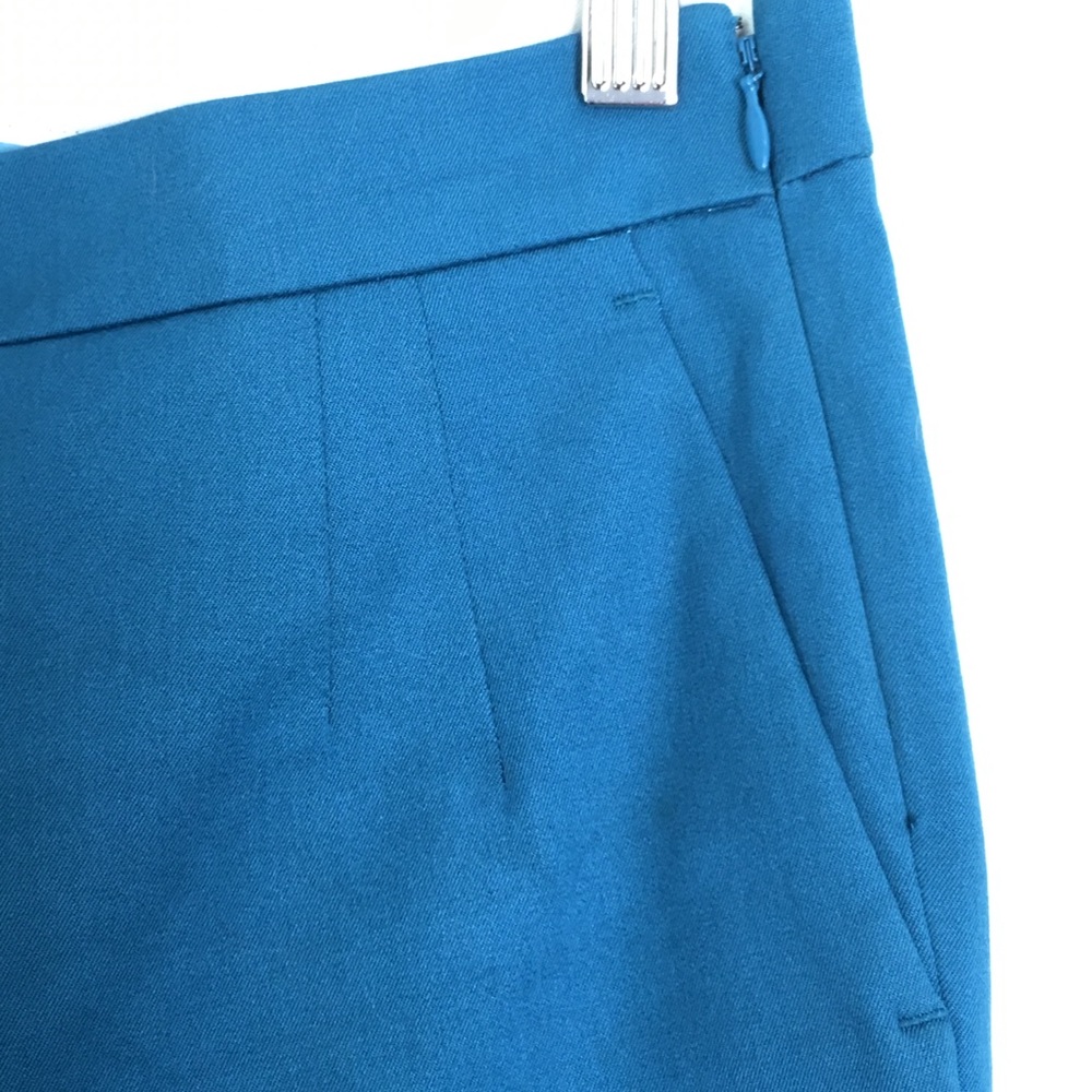 J.Crew Blue Martie Slim Tailored Stretch Pants